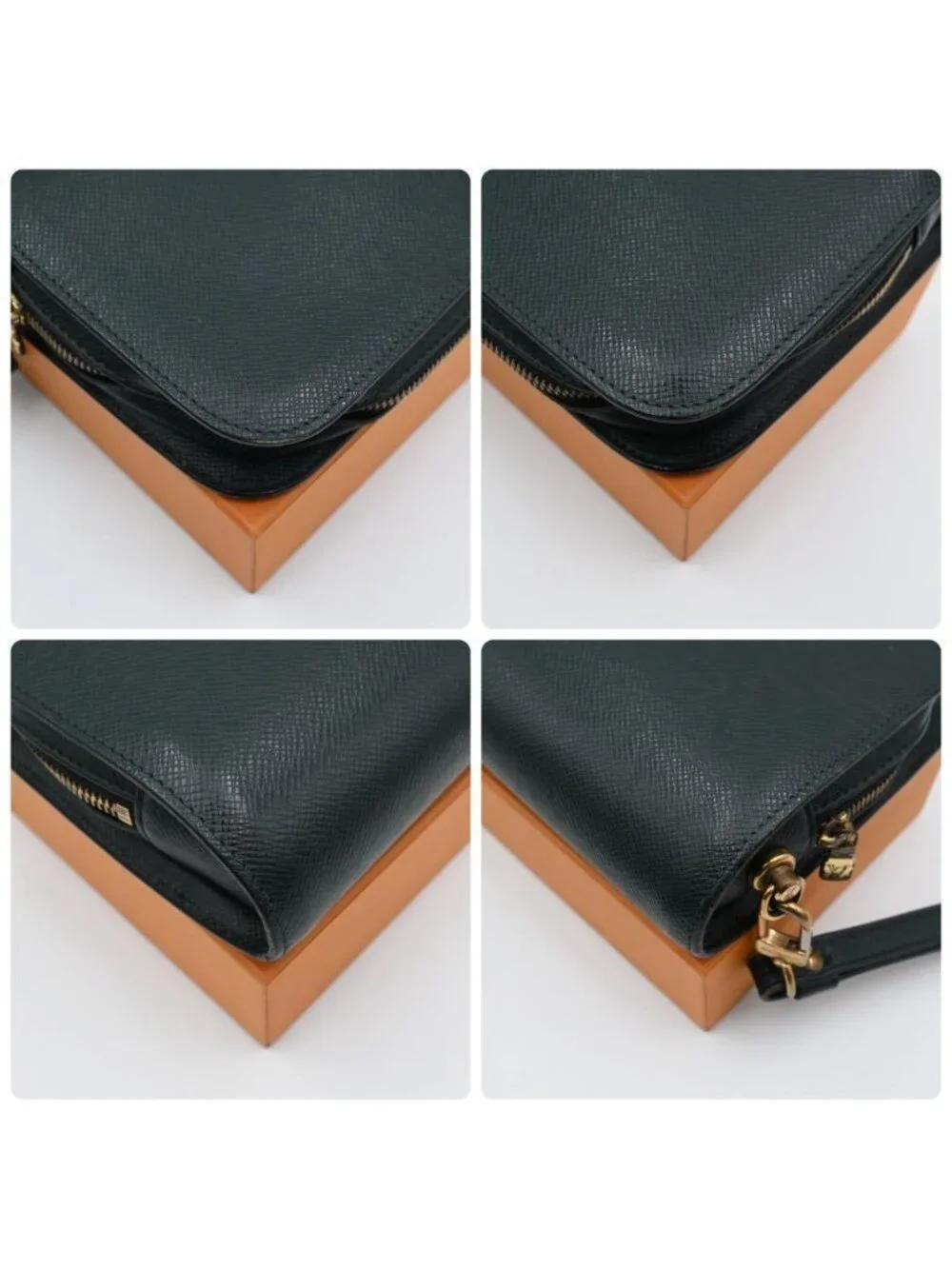 Louis Vuitton Taiga Baikal Second Epi Sea Clutch